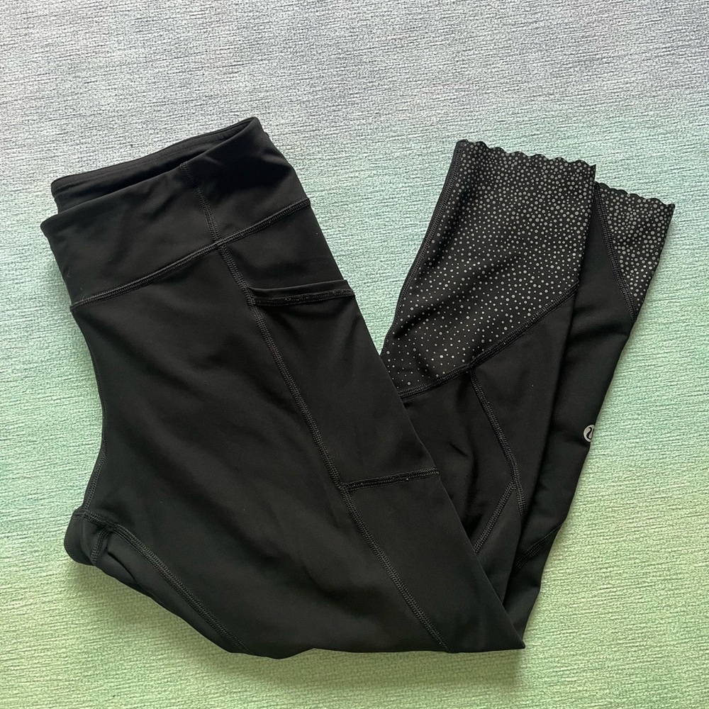 Black Tight Stuff High Rise Tight, size 10, GUC